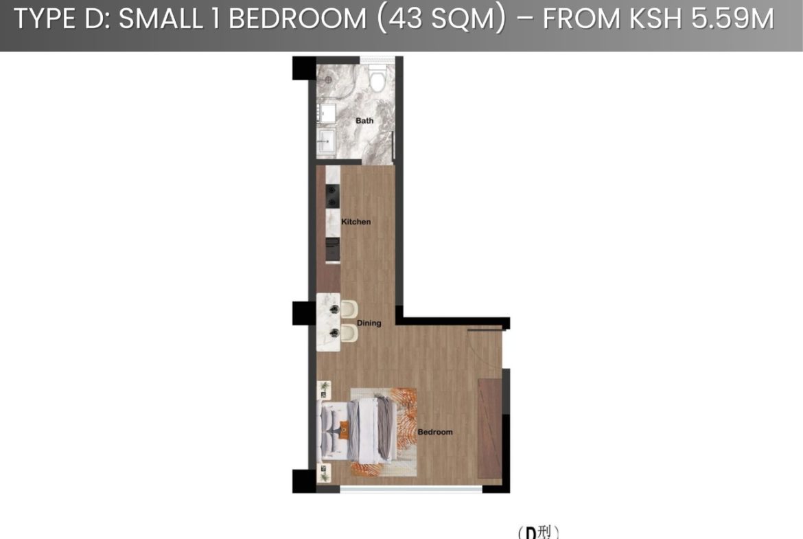 Bedsitter Bedsitter in Airbase for Sale