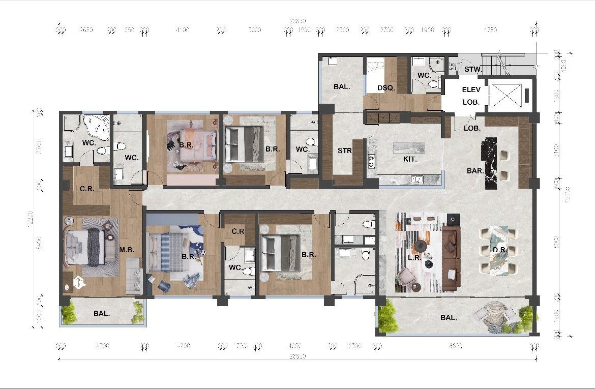 1BR Studio in Airbase for Rent