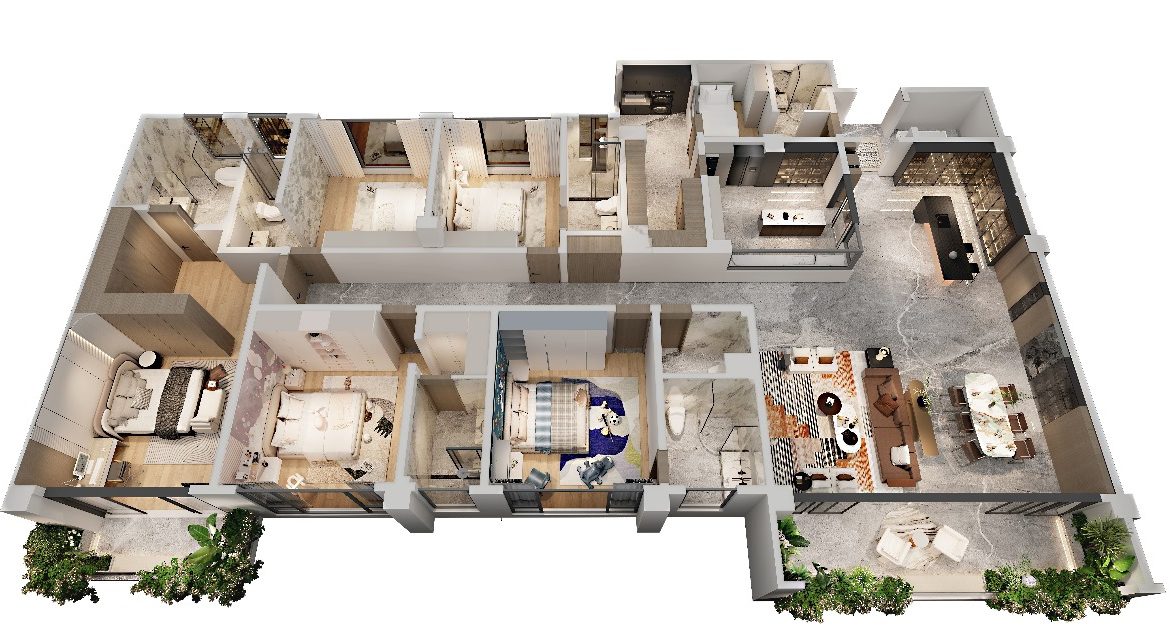 4BR Bungalow in Thome Estate for Sale